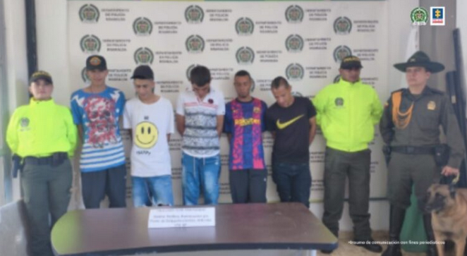 16 capturas en risaralda