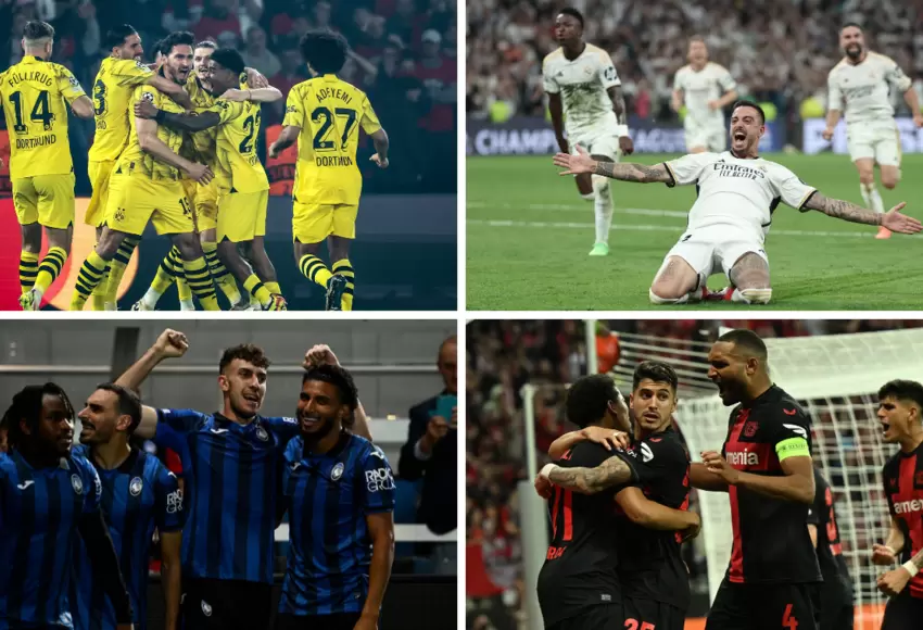 Finalistas de Champions y Europa League 2024 Finalistas de Champions y Europa League 2024