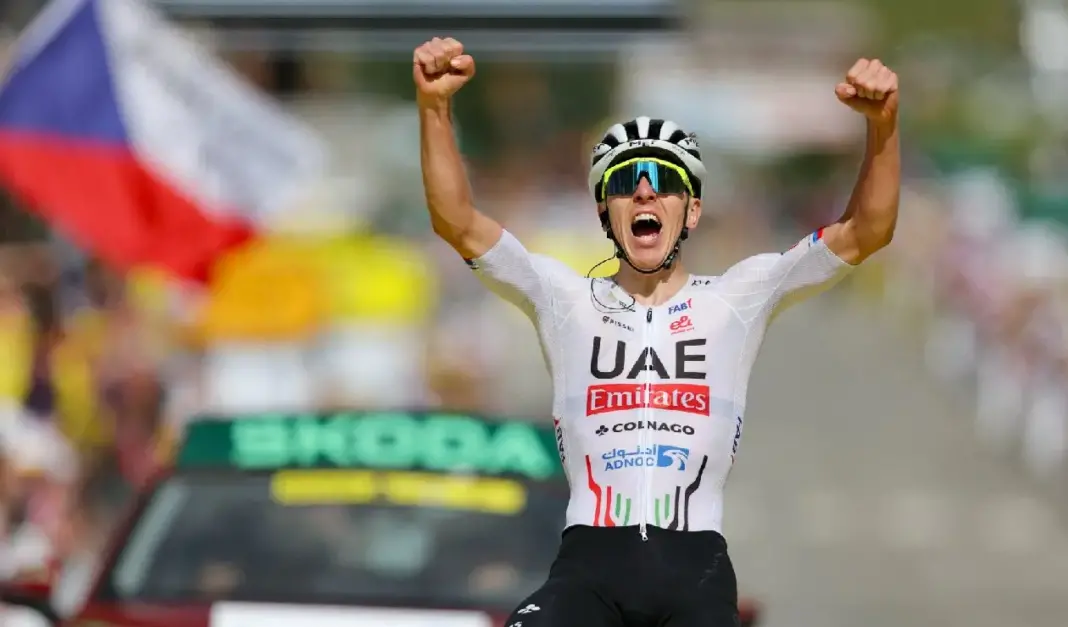 Victoria dominante de Pogacar en el Tour