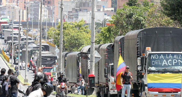 Este 6 de enero, comienza el paro camionero