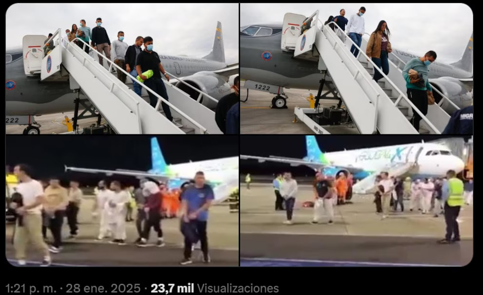 Gustavo Bolívar compara trato de Colombia y Brasil con deportados