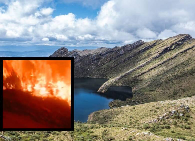 Controlado el incendio en el Parque Nacional Natural Chingaza, Cundinamarca