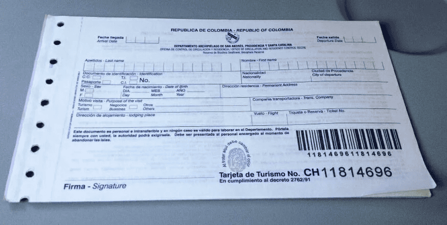 Nueva tarifa de la tarjeta de turismo para San Andrés 2025: conozca el ajuste en los costos