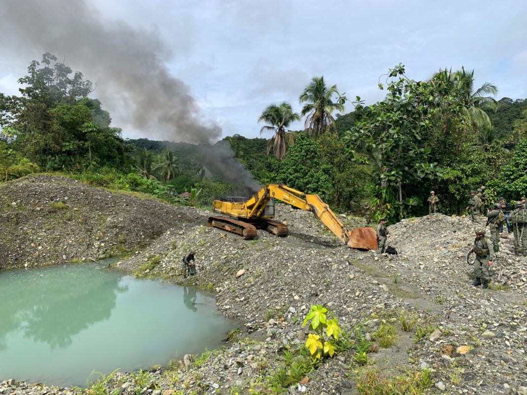 Gran golpe a la minería ilegal en Risaralda