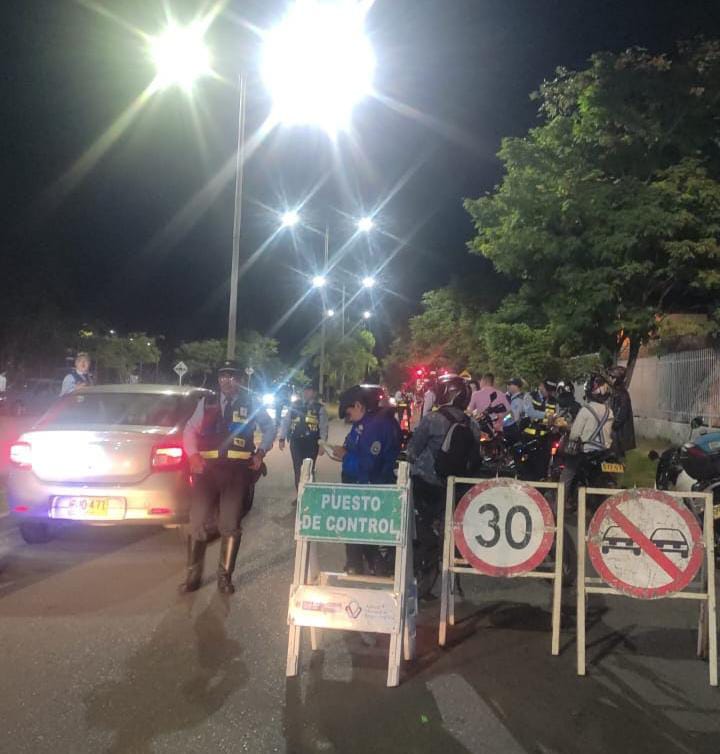 70 vehículos inmovilizados en Dosquebradas