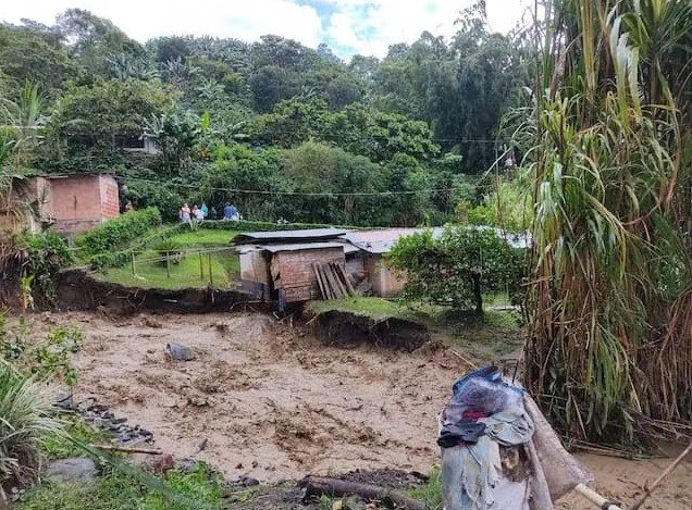 Vendaval en Quinchía deja 59 familias afectadas