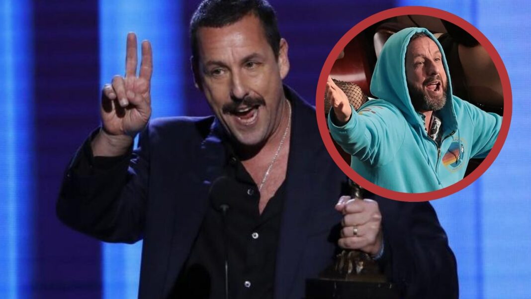 Adam Sandler abandona los Oscar tras broma sobre su vestimenta informal