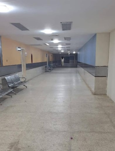 Captan escalofriante aparición de un rostro en hospital