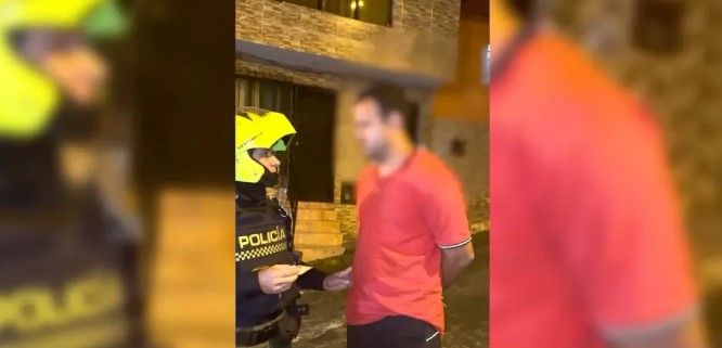 Capturan a un extranjero por arrollar a un agente en Pereira