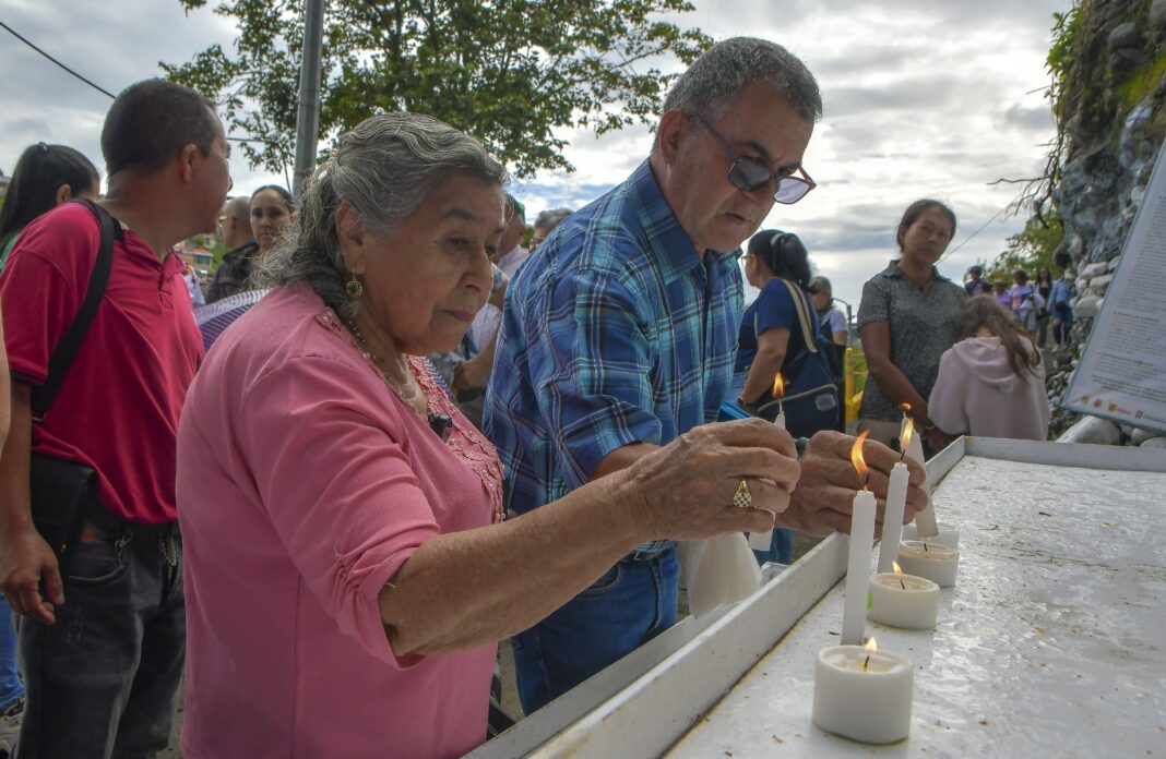 Un viacrucis histórico en Dosquebradas