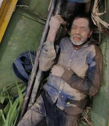 Rescatan con vida a adulto mayor tras dos días atrapado en zanja