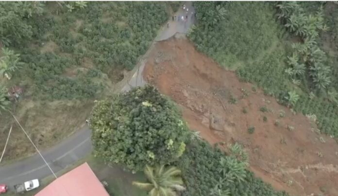 Deslizamiento en Risaralda cierra vía a Balboa y La Celia por un año