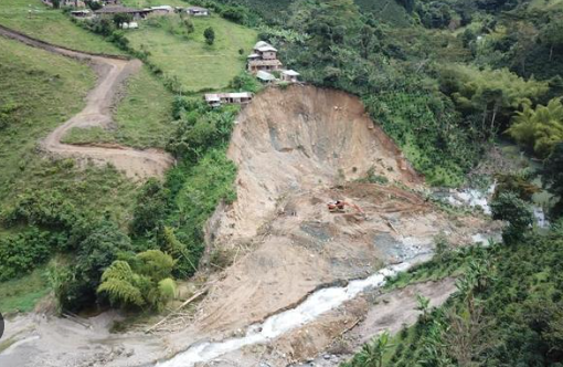 gobernador pide apoyo urgente al Gobierno por fuertes desastres