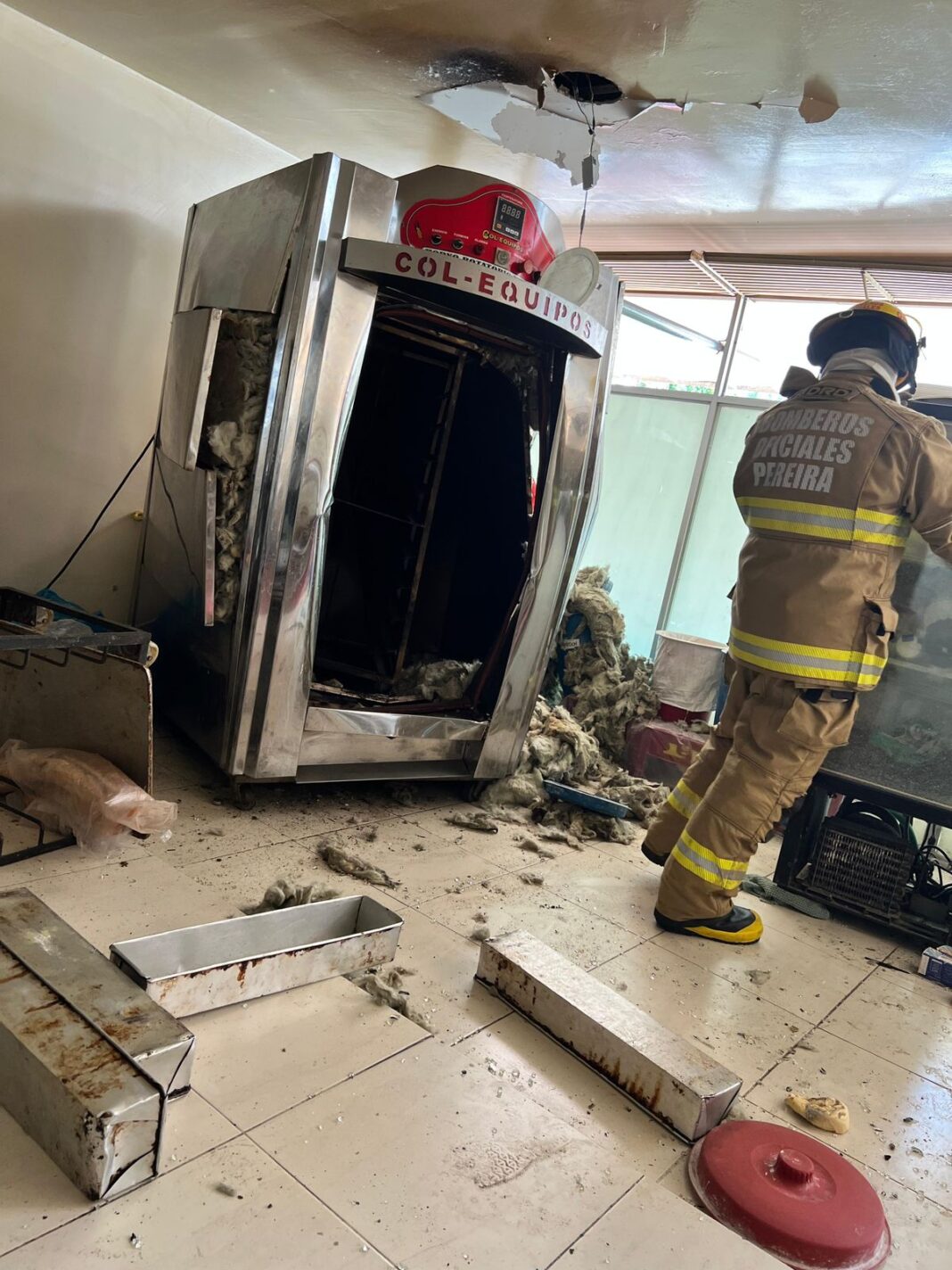 Explosión en panadería de Pereira deja dos heridos