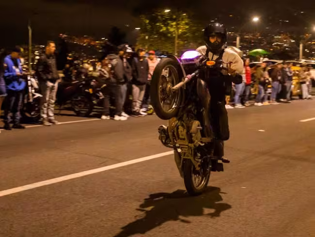 25 motos inmovilizadas en operativo contra piques ilegales