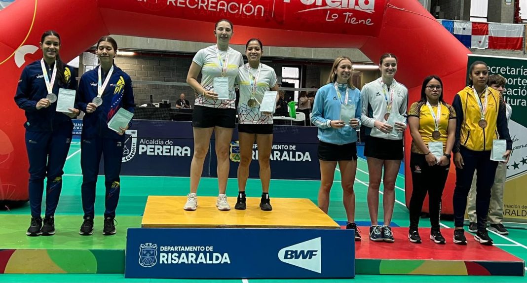 Oro y plata en torneo internacional de bádminton en Pereira