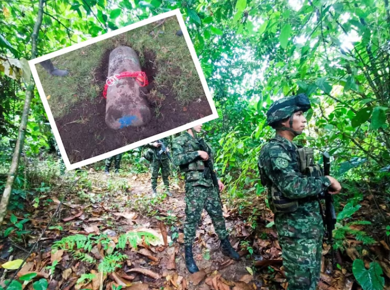 Hallan dos cilindros bomba en zona rural de Mistrató, Risaralda