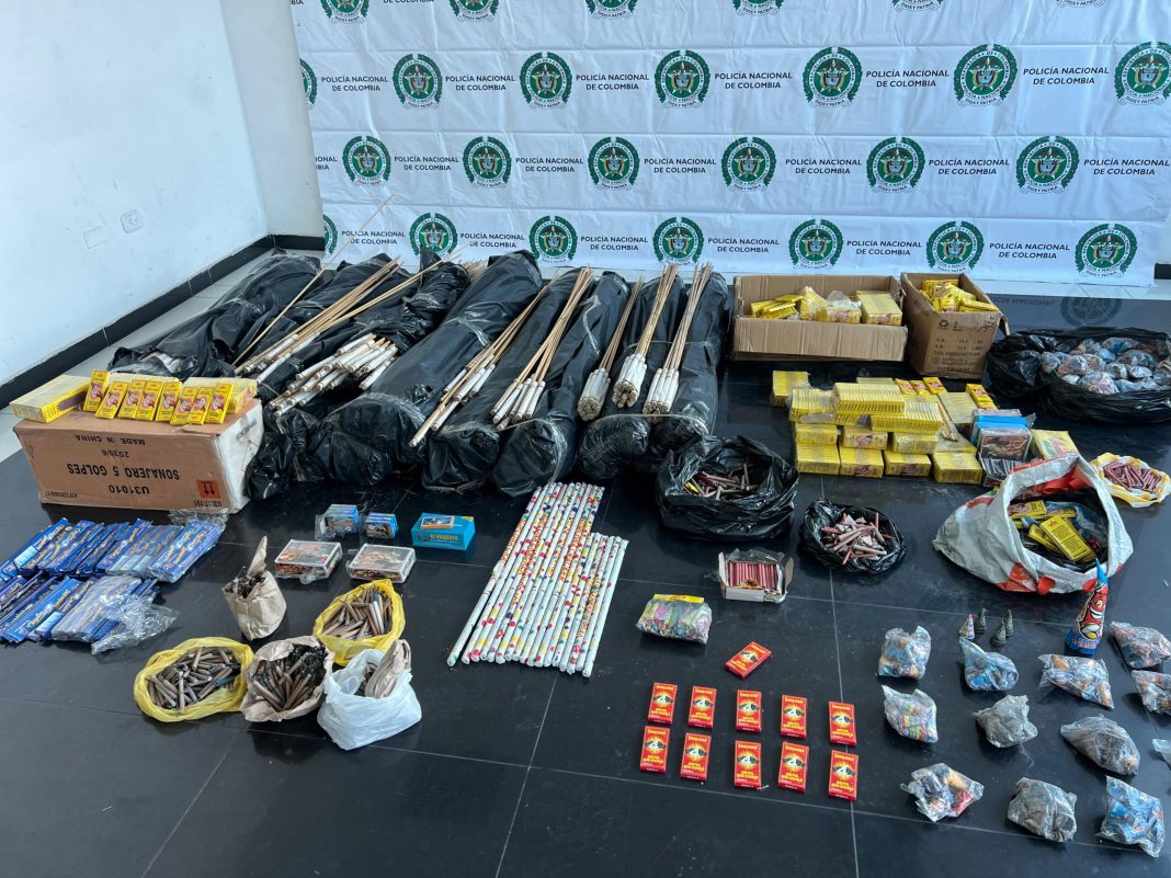 Incautan pólvora ilegal en Dosquebradas antes de fiestas
