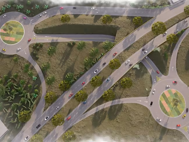 Intercambiador de Galicia alivia la congestión entre Pereira y Cerritos